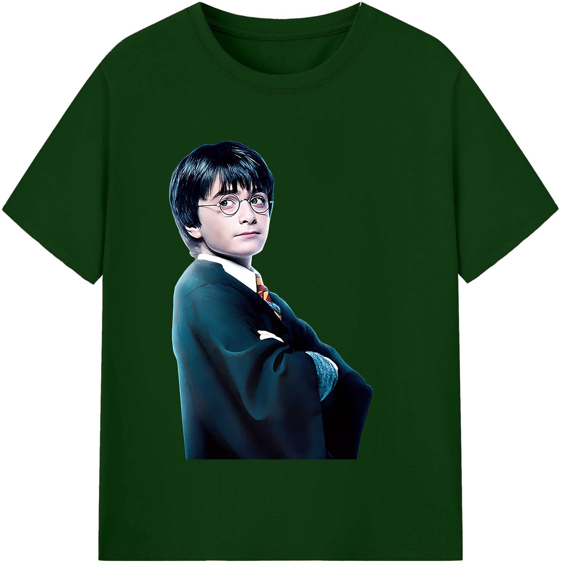 （画像用） Harry Potter ハリー・ポッターシリーズ 綿100％半袖Tシャツ（フロントプリント）